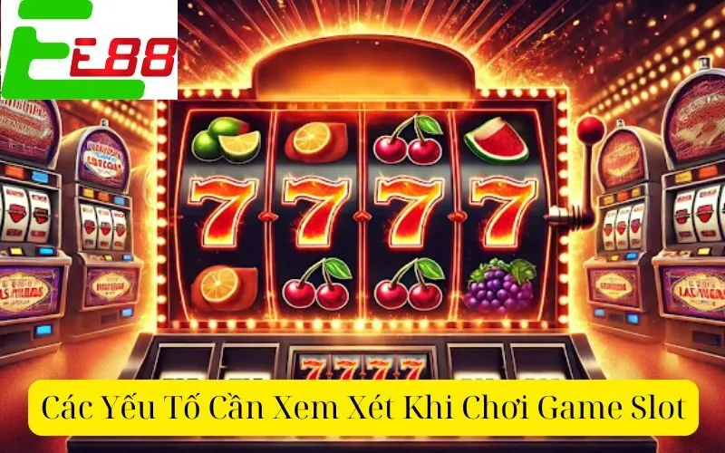 Các Yếu Tố Cần Xem Xét Khi Chơi Game Slot