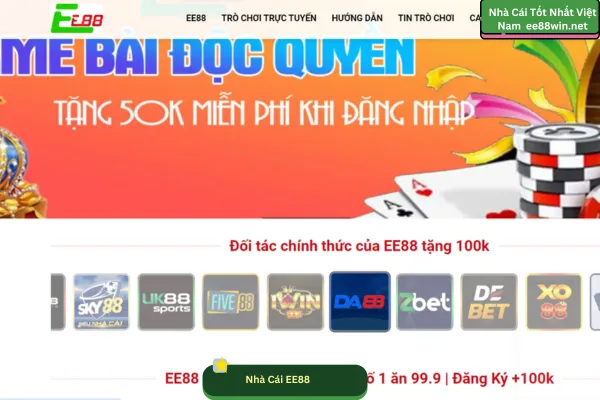 EE88 Nhà Cái Hàng Đầu Việt Nam