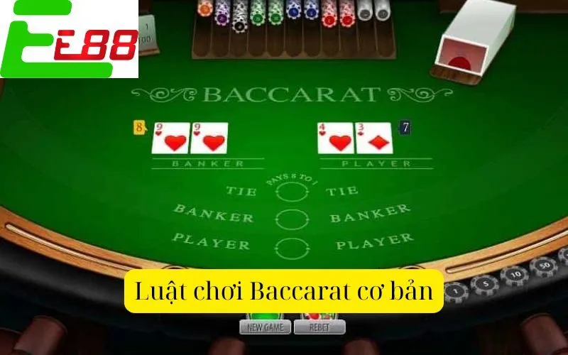 Luật chơi Baccarat cơ bản