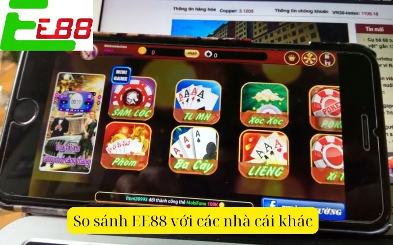 So sánh EE88 với các nhà cái khác